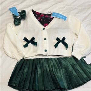 Draper Jame Girls Size 5 Outfit 4 Piece Set